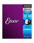 Elixir 11025 Polyweb Bronze Custom Light Akustik Gitar Teli (.011-.052)