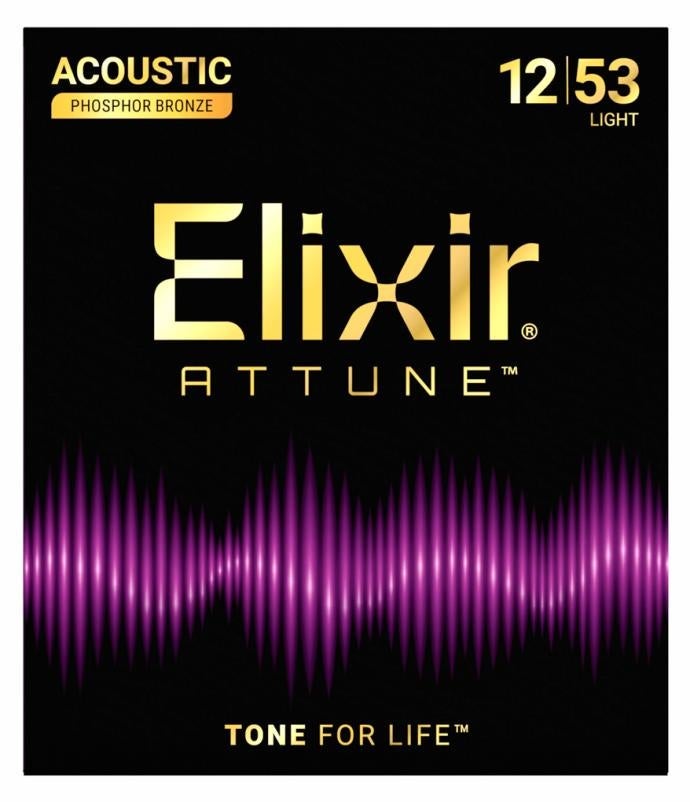 Elixir Attune Phosphor Bronze Light Akustik Gitar Teli (12-53)