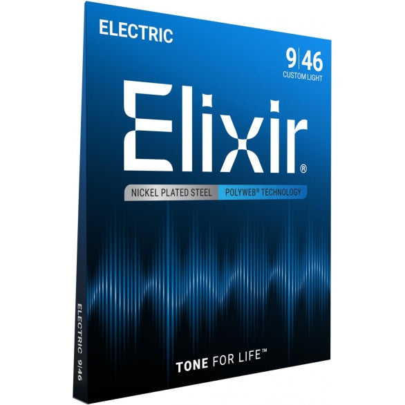 Elixir Nickel Polyweb Light Elektro Gitar Teli (10-46)