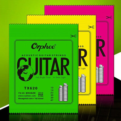 Orphee TX620-C Renkli Akustik Gitar Teli